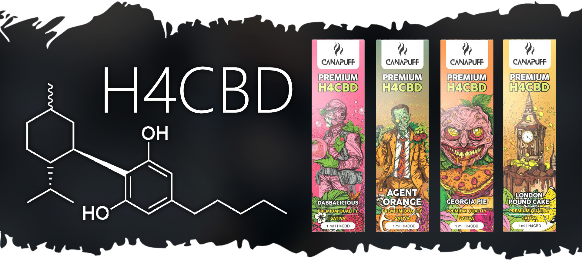 H4CBD - jednorazove cigarety